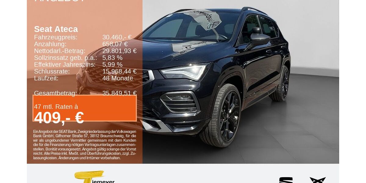 Seat Ateca 67.104 km 26.590 &euro; Recklinghausen 45663
