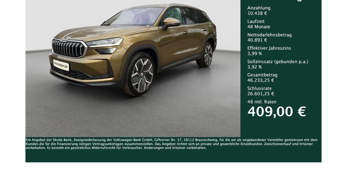 Skoda Kodiaq 5.322 km 51.329 &euro; Dortmund 44269