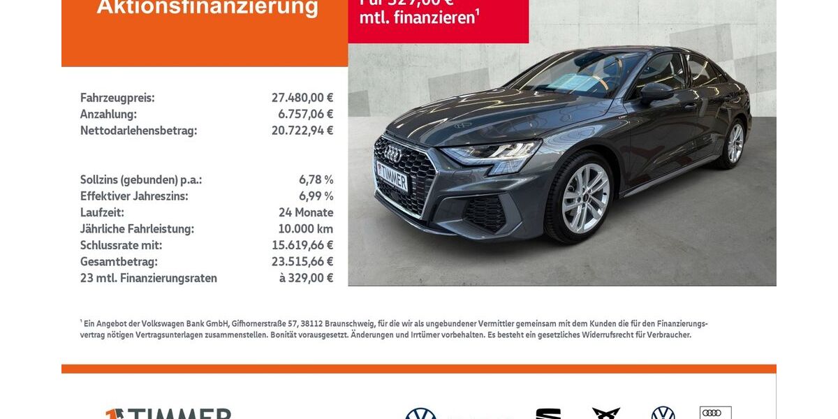 Audi A3 57.223 km 26.880 &euro; Dülmen 48249