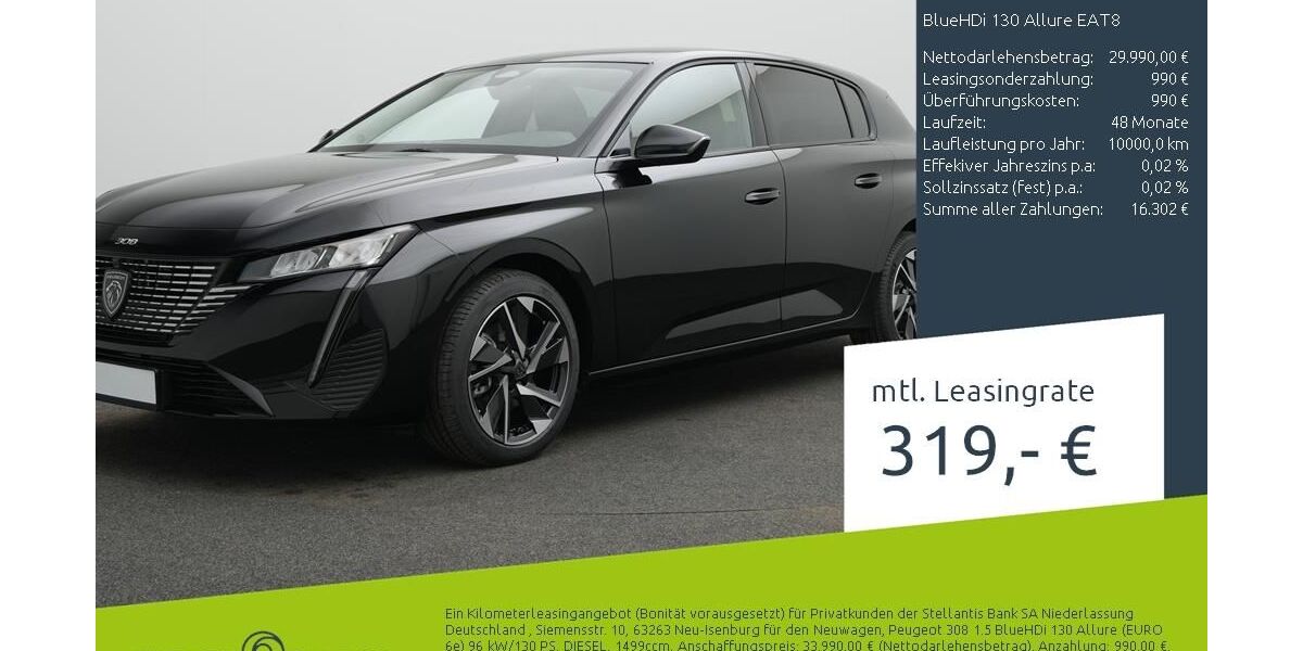 Peugeot 308 10.950 km 29.990 &euro; Dülmen 48249