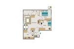 Erdgeschoßwohnung Herne - 3.5 Zimmer, 53 m&sup2;, 406&euro; | Angebot:26091770