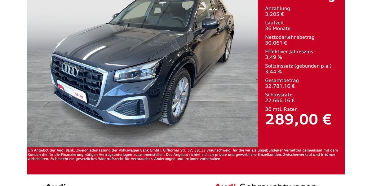 Audi Q2 8.626 km 33.266 &euro; Dortmund 44143