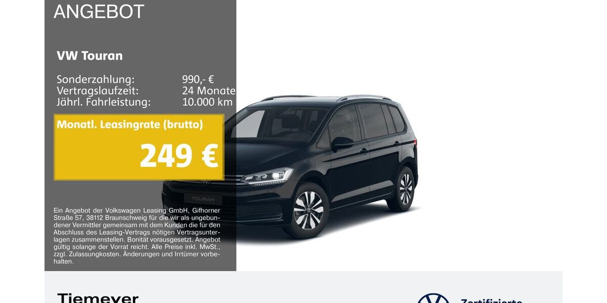 VW Touran 24.974 km 32.170 &euro; Bochum 44892