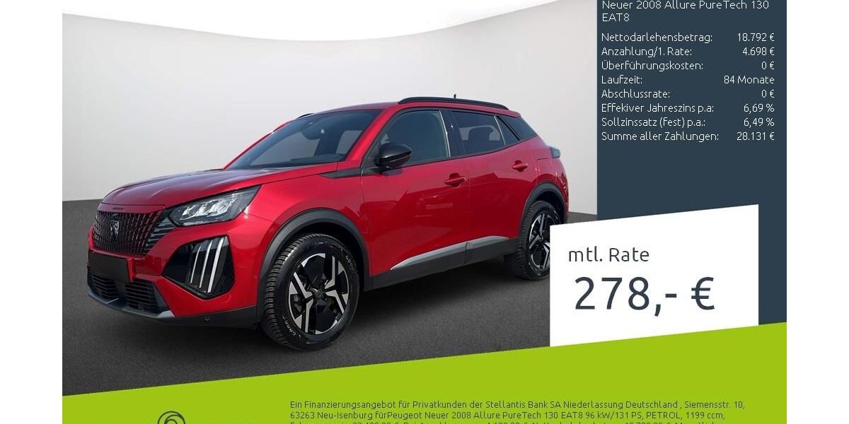 Peugeot 2008 30.554 km 22.950 &euro; Dülmen 48249
