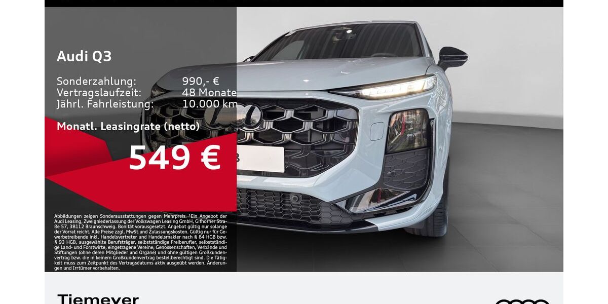 Audi Q3 3.050 km 51.940 &euro; Oberhausen 46047