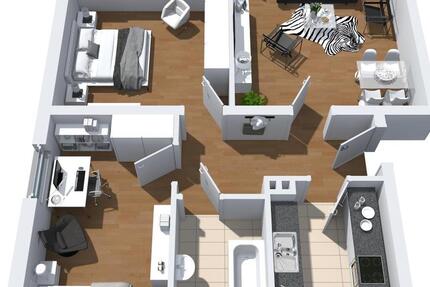 Wohnung Herne Sodingen - 3 Zimmer, 65 m&sup2;, 519&euro; | Angebot:23871814