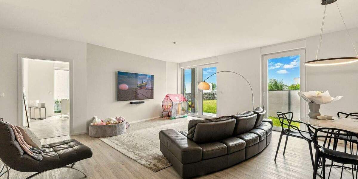 Ruheoase am PHOENIX-See: Hochwertige Erdgeschosswohnung mit Terrasse und Garten 2 zimmer