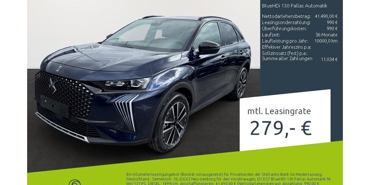 DS Automobiles DS7 (Crossback) 7.960 km 41.490 &euro; Dülmen 48249