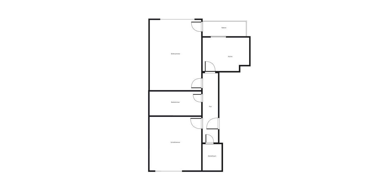 Etagenwohnung Bochum Höntrop - 2 Zimmer, 51 m&sup2;, 561&euro; | Angebot:26433755