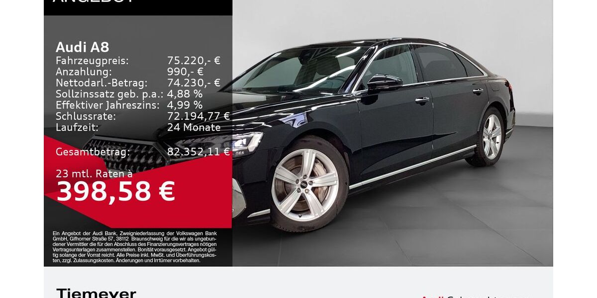 Audi A8 18.794 km 75.220 &euro; Bochum 44809