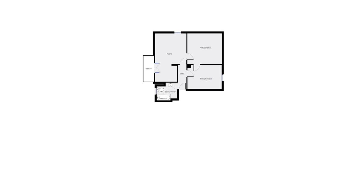 Erdgeschoßwohnung Herne Sodingen - 3 Zimmer, 57 m&sup2;, 485&euro; | Angebot:25784482