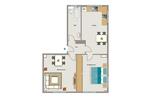 Erdgeschoßwohnung Herne Baukau - 2.5 Zimmer, 57 m&sup2;, 378&euro; | Angebot:26672565