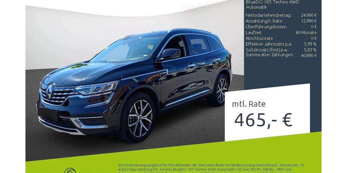 Renault Koleos 5.681 km 36.990 &euro; Dülmen 48249