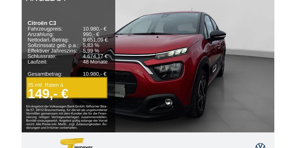 Citroen C3 42.544 km 10.440 &euro; Recklinghausen 45663