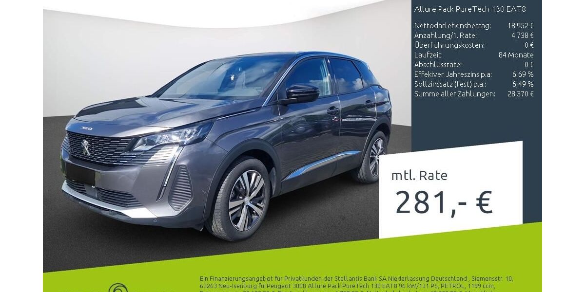 Peugeot 3008 31.035 km 23.489 &euro; Dülmen 48249
