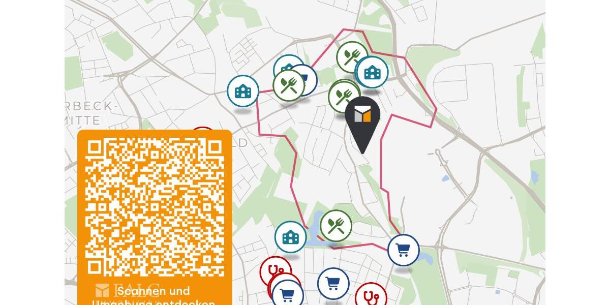 Dachgeschoßwohnung Essen Stadtbezirk IV - 2 Zimmer, 68 m&sup2;, 662&euro; | Angebot:26459075