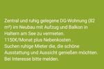 Dachgeschoßwohnung Haltern am See - 2 Zimmer, 82 m&sup2;, 1.150&euro; | Angebot:25571188