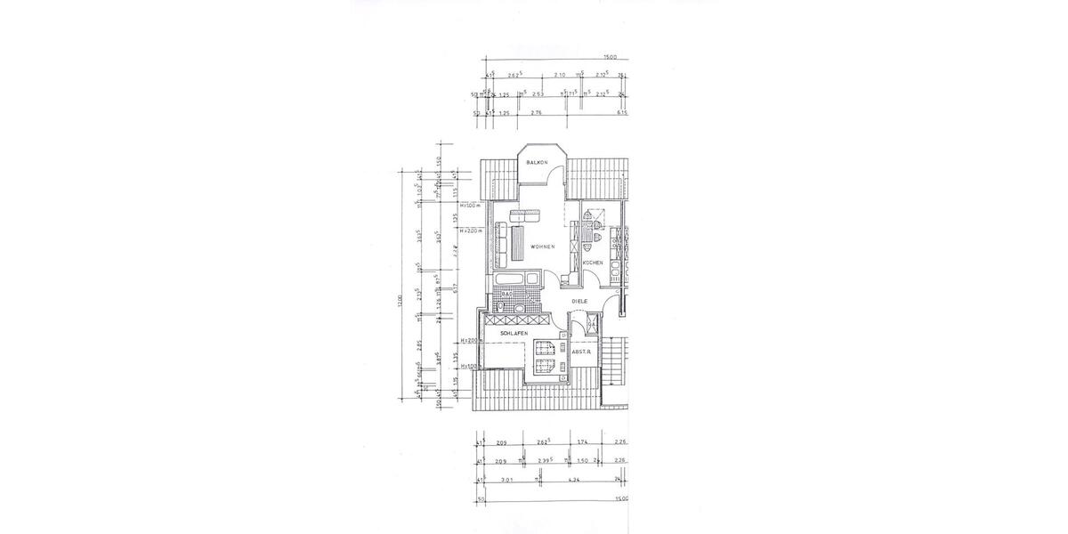 Dachgeschoßwohnung Lünen Alstedde - 2.5 Zimmer, 55 m&sup2;, 500&euro; | Angebot:26296372