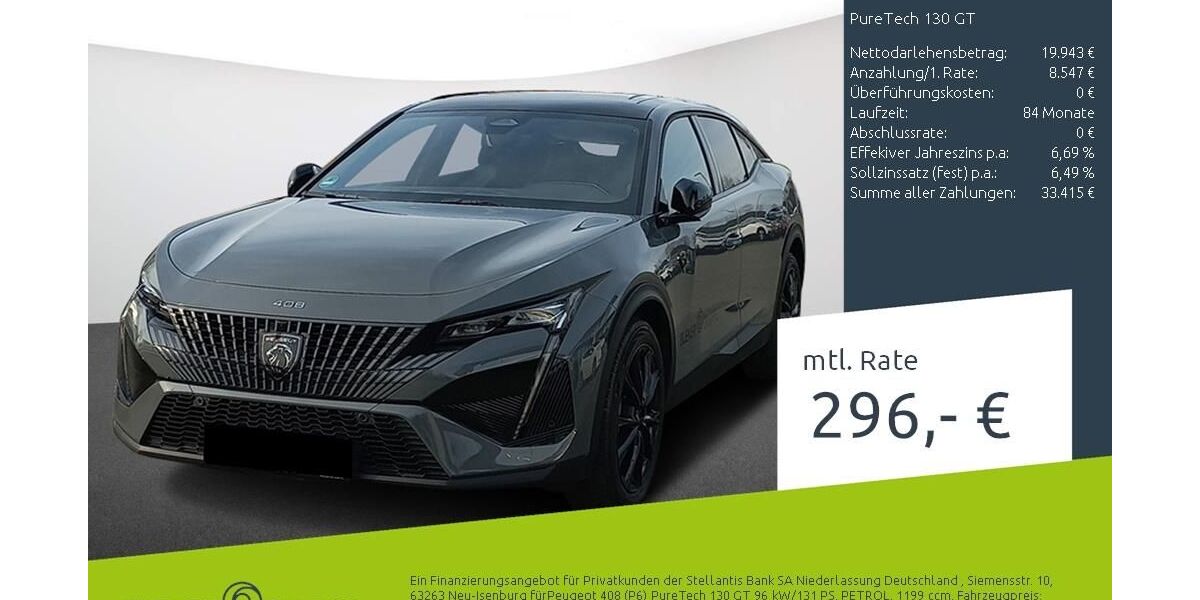 Peugeot 408 39.016 km 28.490 &euro; Dülmen 48249