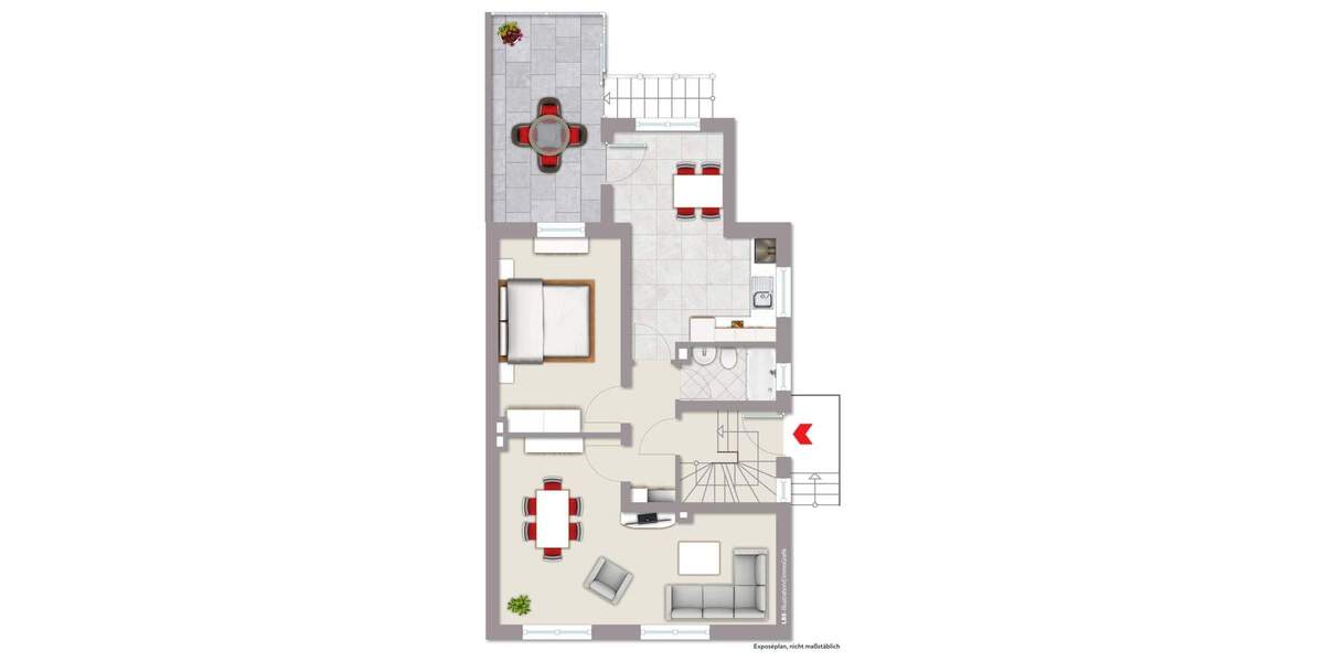Etagenwohnung Dorsten Feldmark - 2 Zimmer, 79 m&sup2;, 199.000&euro; | Angebot:25737041