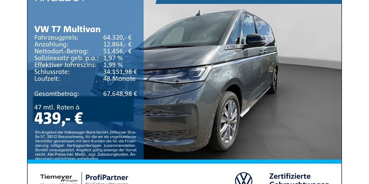 VW T7 Multivan 26.173 km 63.710 &euro; Recklinghausen 45663