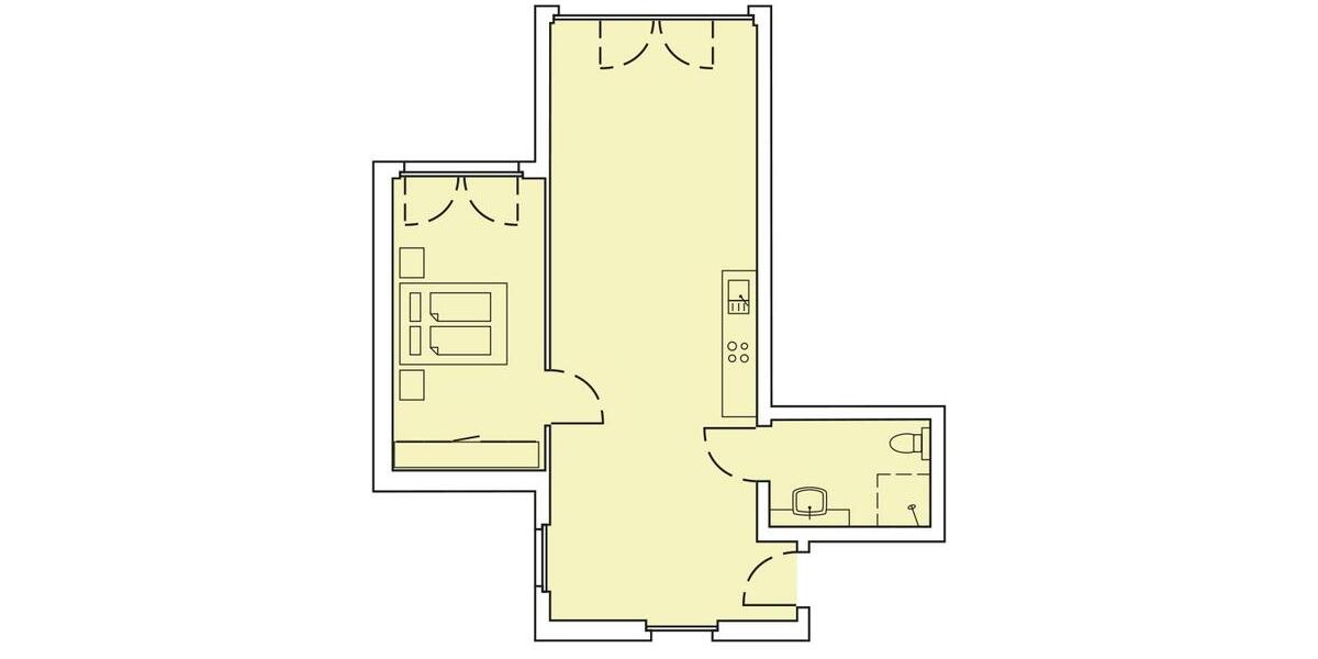 Etagenwohnung Selm - 1 Zimmer, 72 m&sup2;, 882&euro; | Angebot:26211263