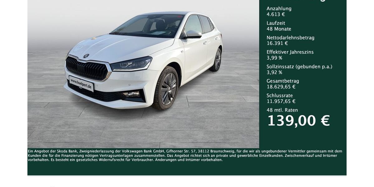 Skoda Fabia 15.131 km 20.879 &euro; Dortmund 44269