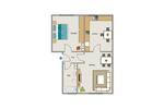 Etagenwohnung Dortmund Innenstadt Nord - 2.5 Zimmer, 54 m&sup2;, 456&euro; | Angebot:26092630