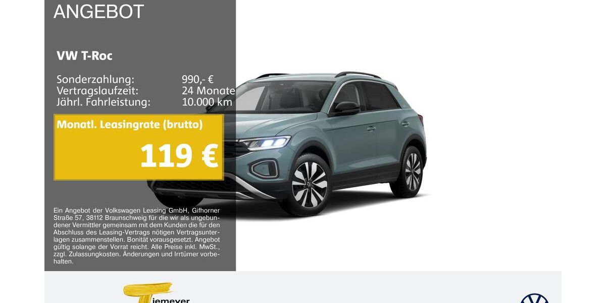 VW T-Roc 14.819 km 22.360 &euro; Herne 44653