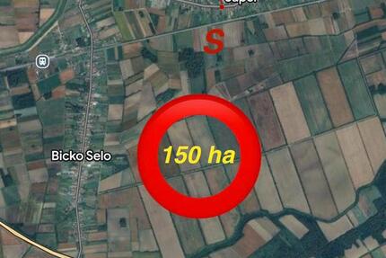 Landwirtschaftliches (P3) GRUNDSTUCK ( 55.000 m2 5.5 ha ) HR * zimmer