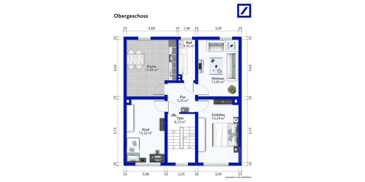 Etagenwohnung Gelsenkirchen Horst - 3 Zimmer, 72 m&sup2;, 106.500&euro; | Angebot:23971844