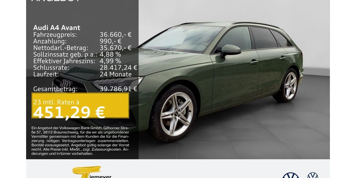 Audi A4 27.322 km 36.660 &euro; Castrop-Rauxel 44575