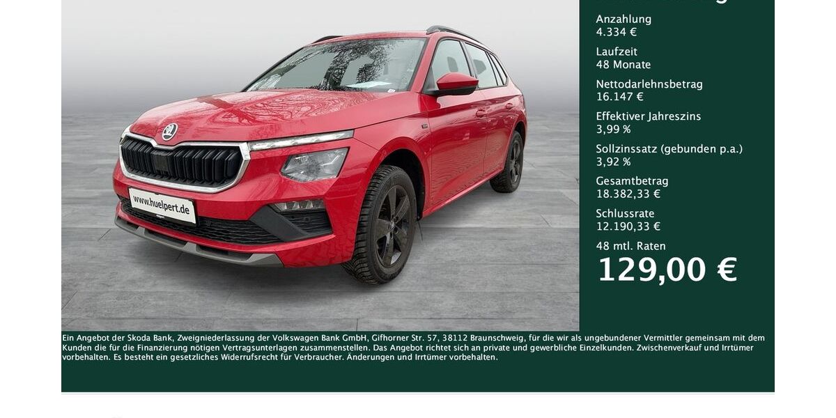 Skoda Kamiq 14.497 km 20.444 &euro; Dortmund 44269
