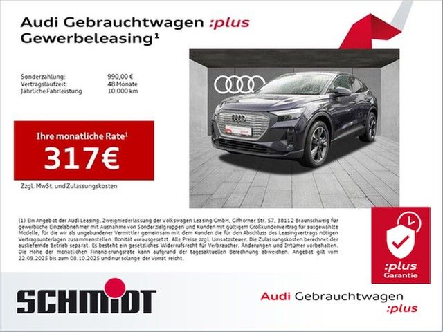 Audi Q4 e-tron 8.610 km 37.940 € Recklinghausen 45657