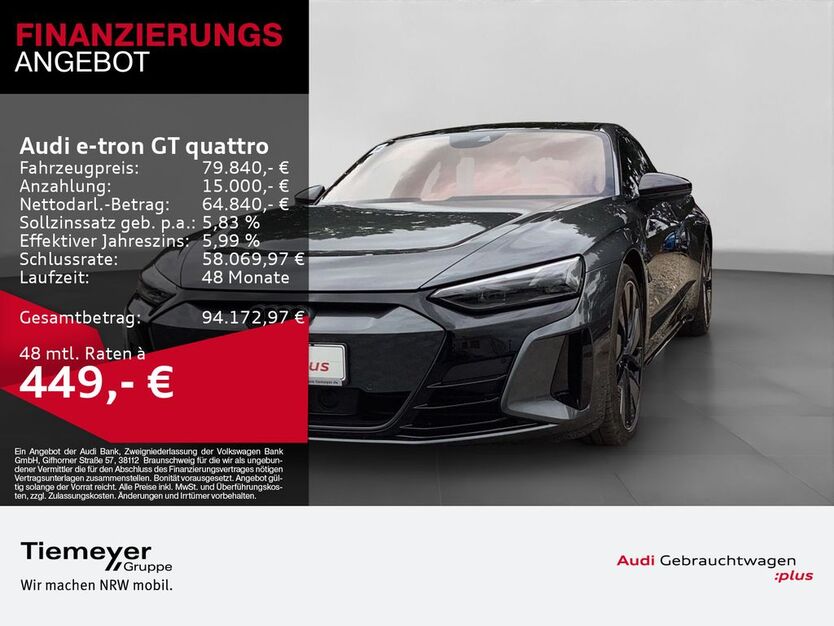 Audi e-tron GT 22.073 km 76.740 € Gelsenkirchen 45894