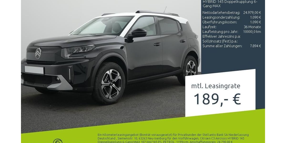 Citroen C3 Aircross 1.500 km 23.470 &euro; Dülmen 48249