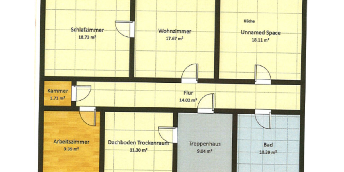 Dachgeschoßwohnung Gelsenkirchen Gelsenkirchen-Mitte - 3 Zimmer, 90 m&sup2;, 700&euro; | Angebot:24671223