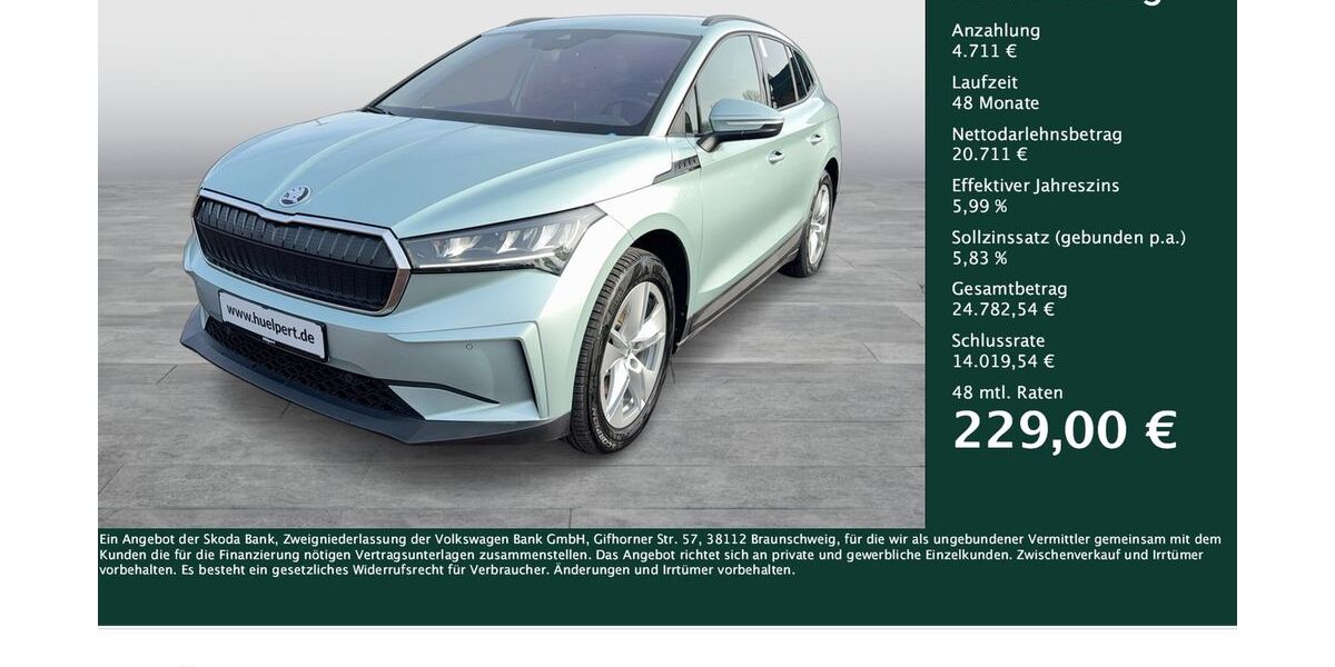 Skoda Enyaq 36.074 km 25.245 &euro; Dortmund 44309