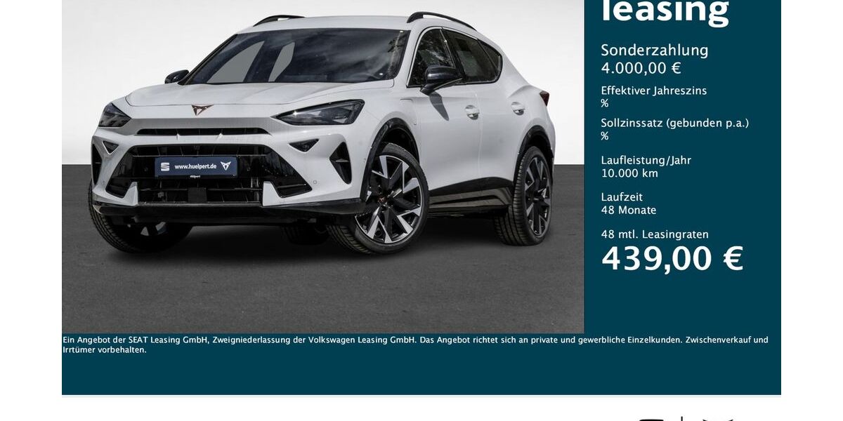 Cupra Formentor 4.000 km 46.922 &euro; Dortmund 44269