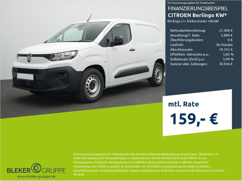 Citroen Berlingo 1.500 km 23.690 € Dülmen 48249
