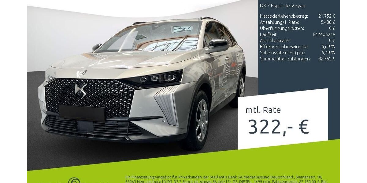 DS Automobiles DS7 (Crossback) 55.433 km 26.770 &euro; Dülmen 48249
