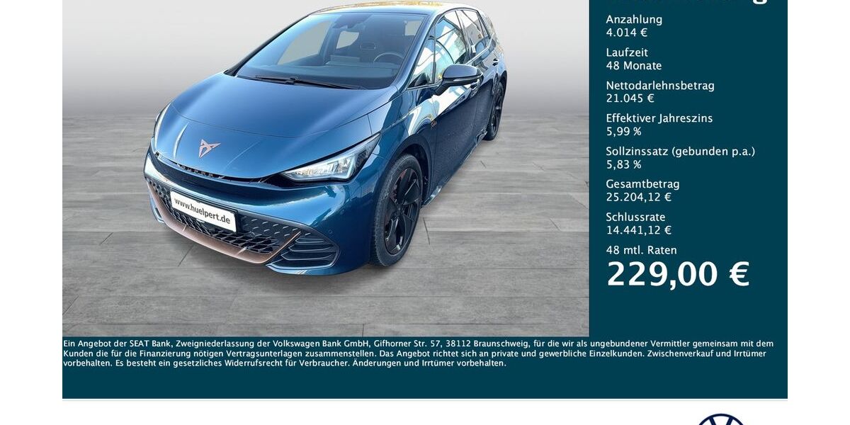 Cupra Born 29.482 km 24.888 &euro; Dortmund 44379