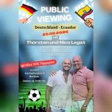Public Viewing zur WM 2026 25.06.2026 Gleis 9