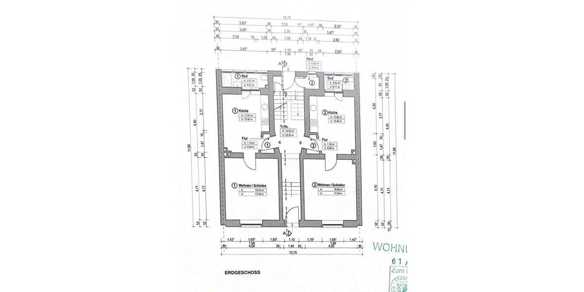 Erdgeschoßwohnung Dortmund Innenstadt West - 2 Zimmer, 39 m&sup2;, 92.000&euro; | Angebot:26048375
