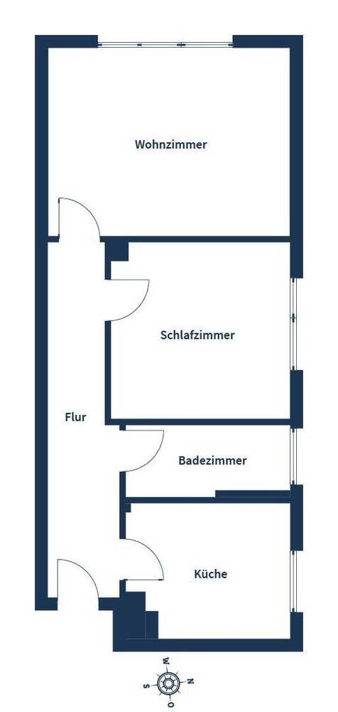 Gut geschnittene 2-Zimmer-Wohnung mit viel Potenzial in Castrop-Rauxel