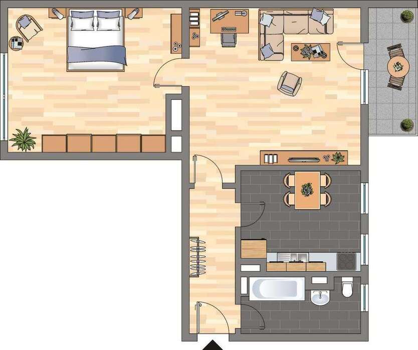 Wohnung zum Mieten in Bochum 419 € 46.48 m²