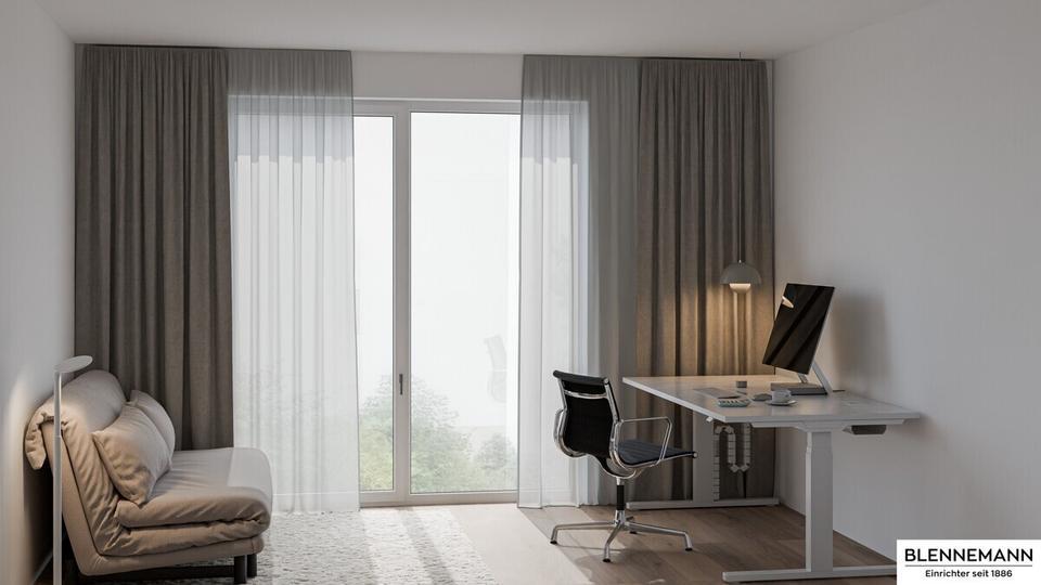 Moderne 2,5-Zimmer-Neubauwohnung im 1. Obergeschoss – Erstbezug, in Hattingen Holhausen zimmer