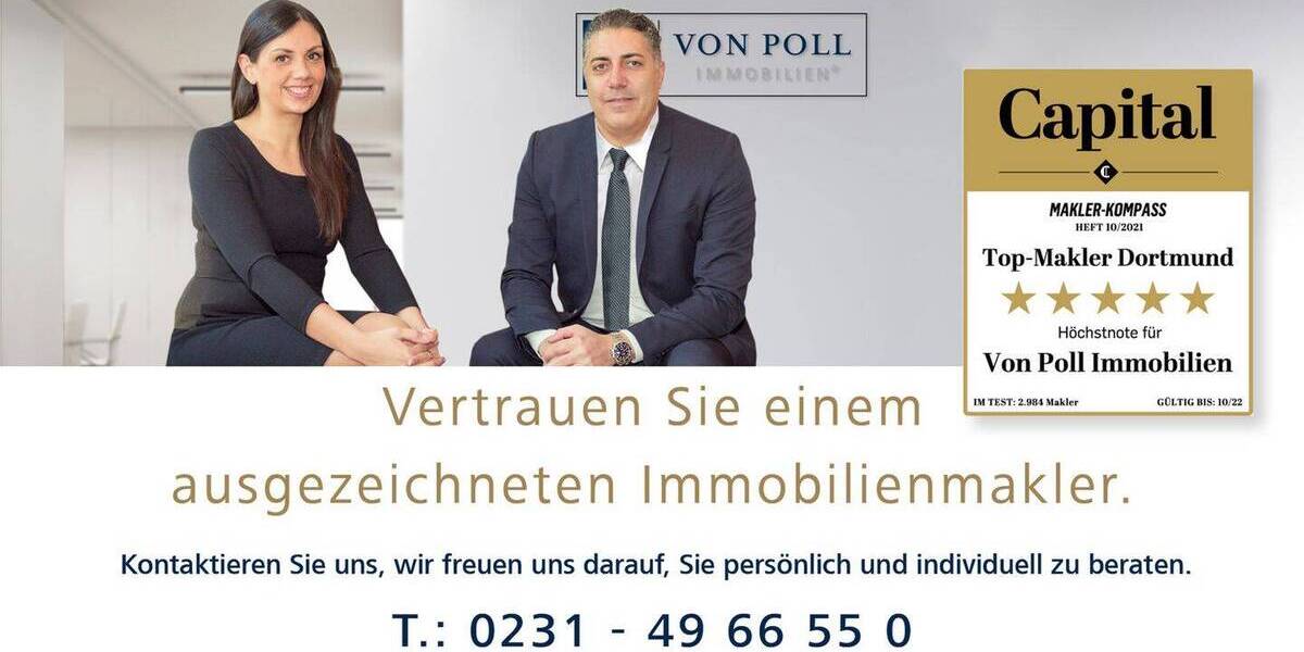Etagenwohnung Dortmund Mitte - 2 Zimmer, 62 m&sup2;, 119.000&euro; | Angebot:26435477