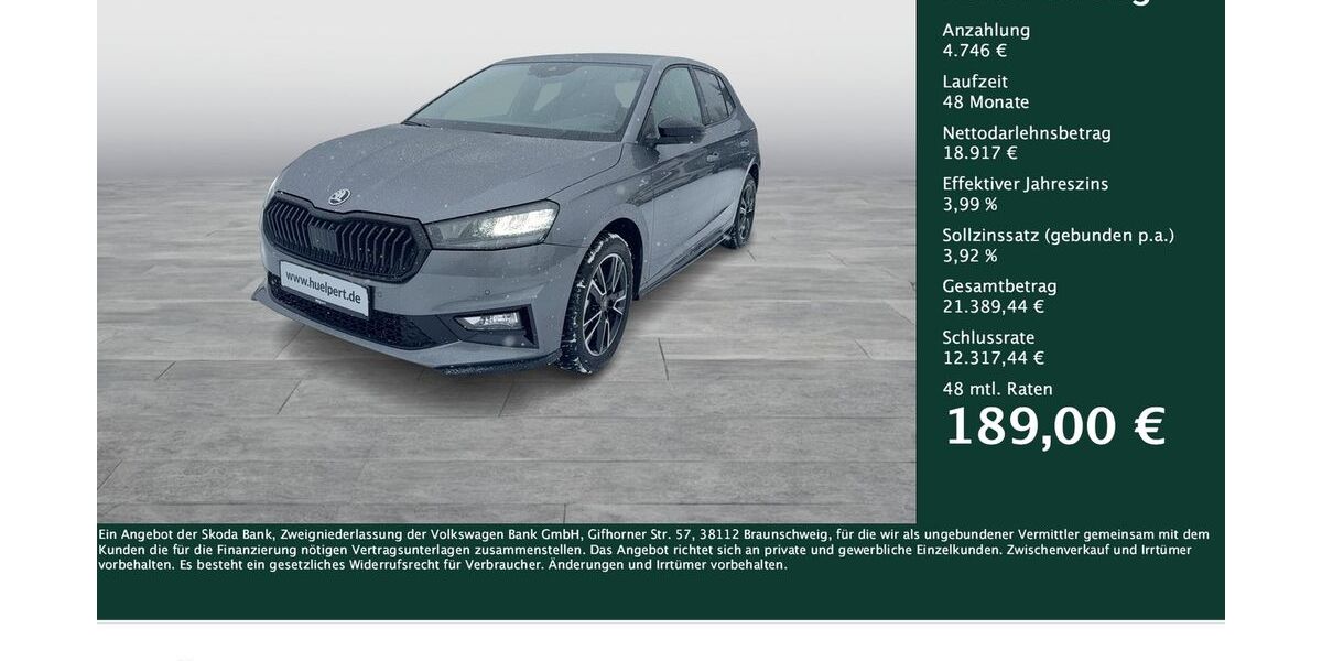 Skoda Fabia 17.118 km 23.618 &euro; Dortmund 44309