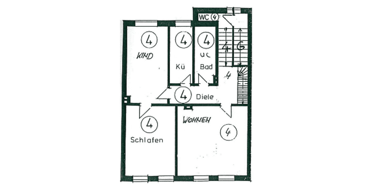 Einfamilienhaus Oberhausen Altstadt-Mitte - 4 Zimmer, 157.890&euro; | Angebot:26820444